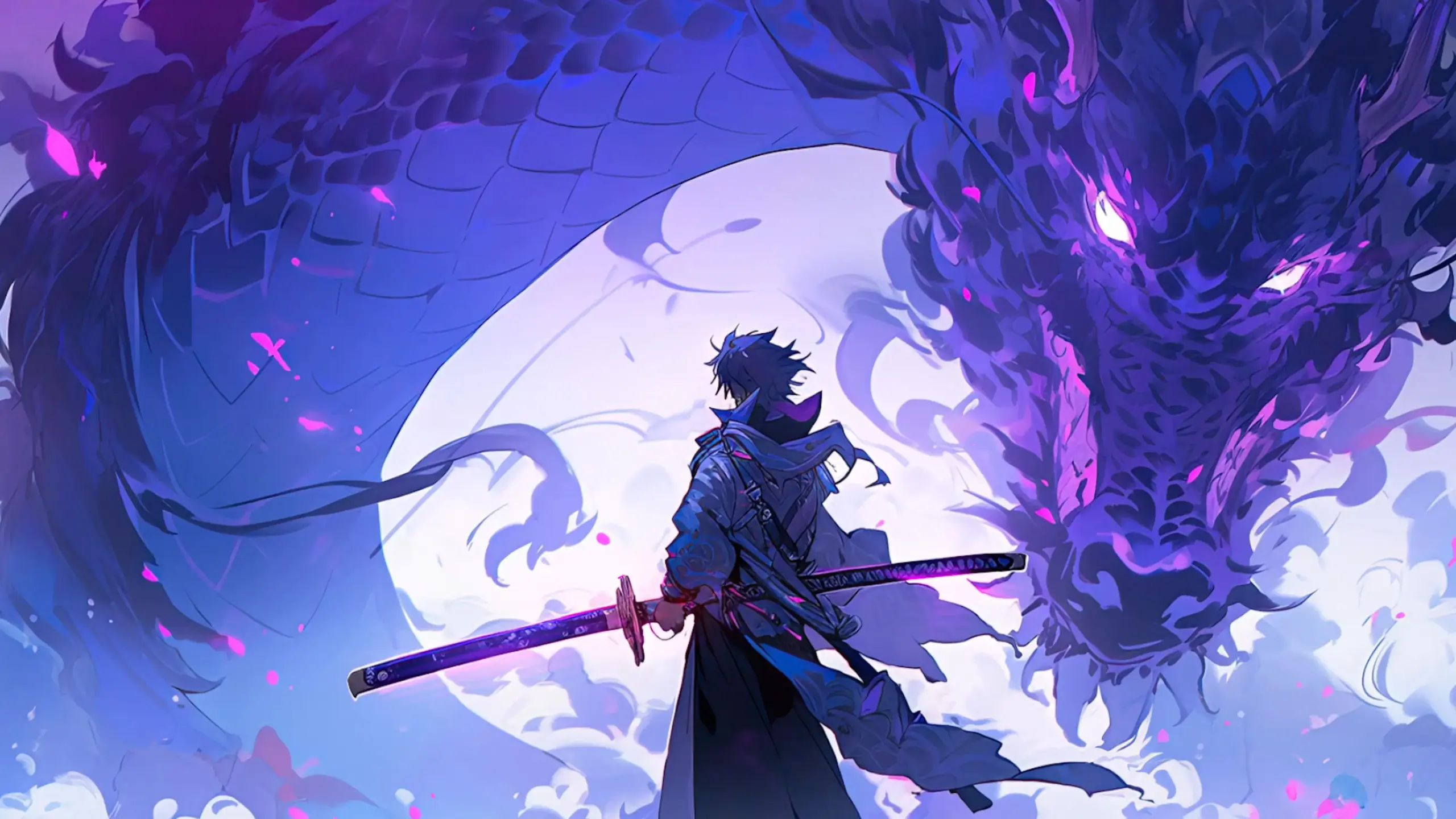 Ảnh rồng anime kiêu hãnh với chiến binh dũng cảm