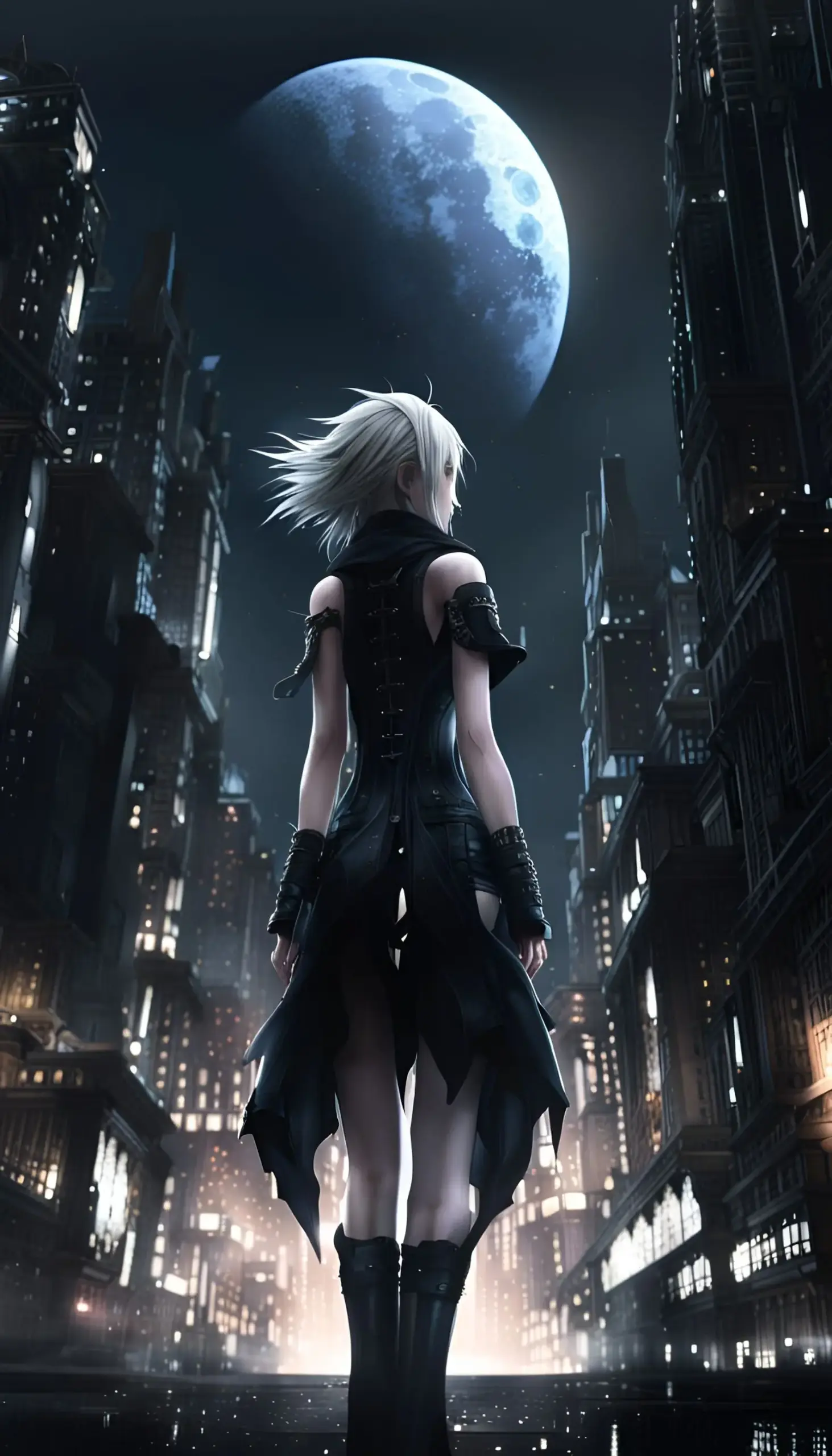 Ánhtrăngvàchiếnbinhfinalfantasyanimeart