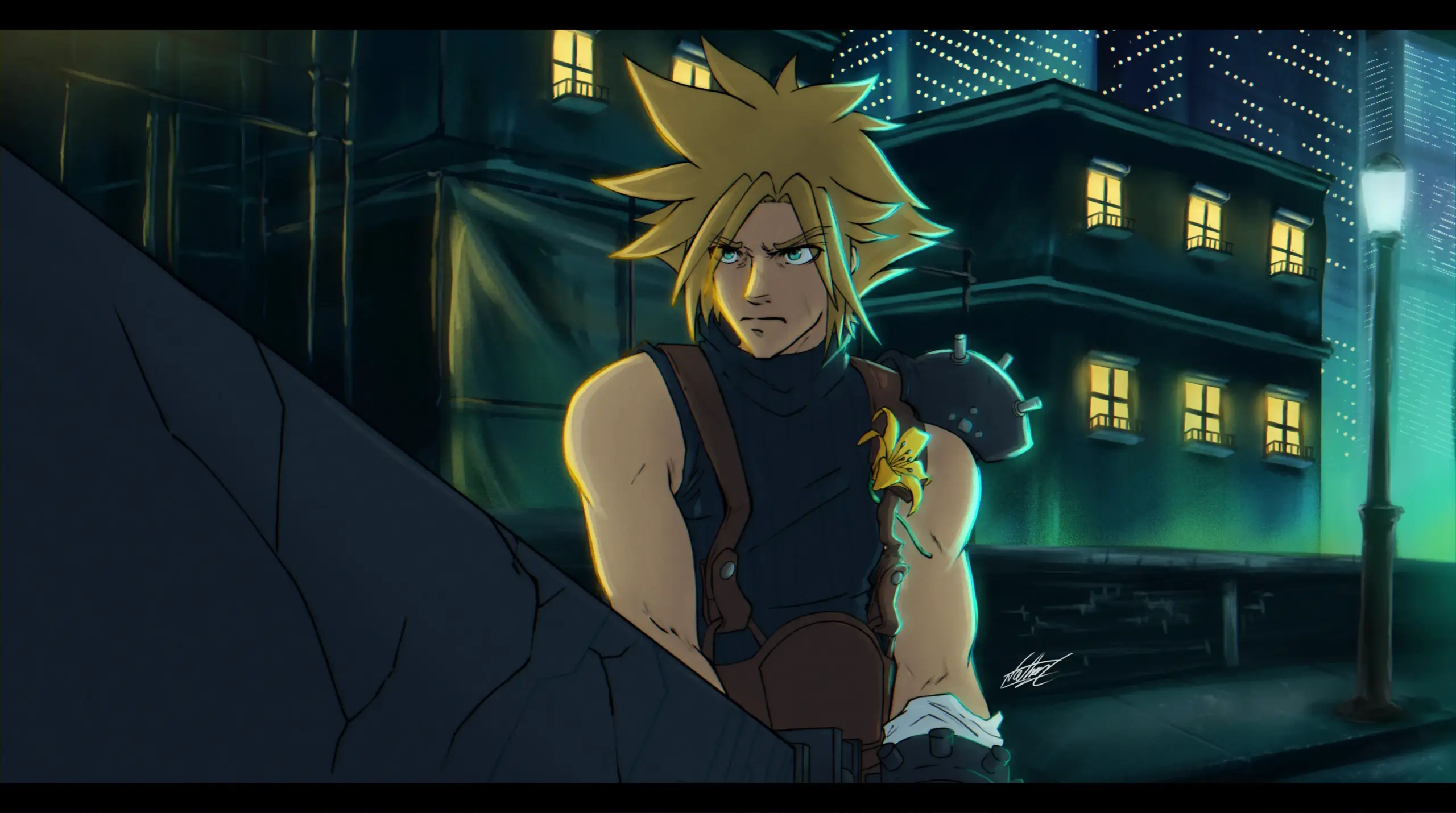 Cloud strife anime fanart hình ảnh đẹp