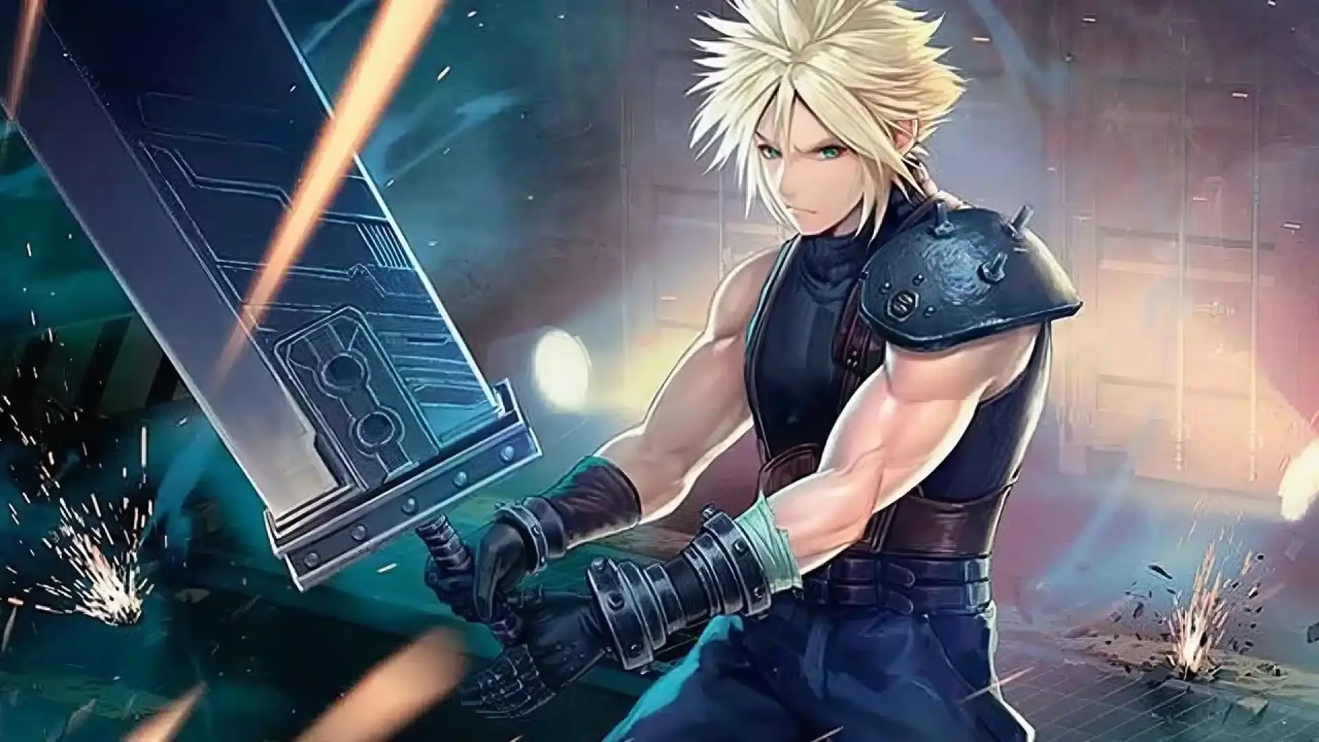 Cloud strife kiếm buster anime fanart tuyệt đỉnh