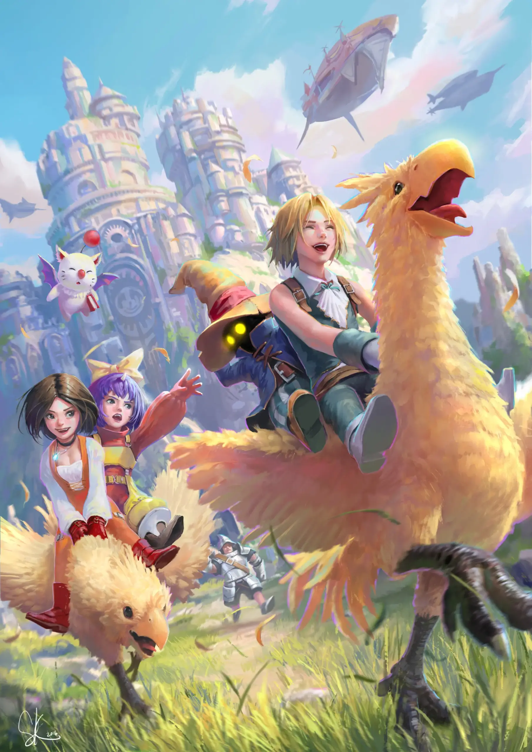 Final fantasy anime crossover chuyến phiêu lưu vui nhộn