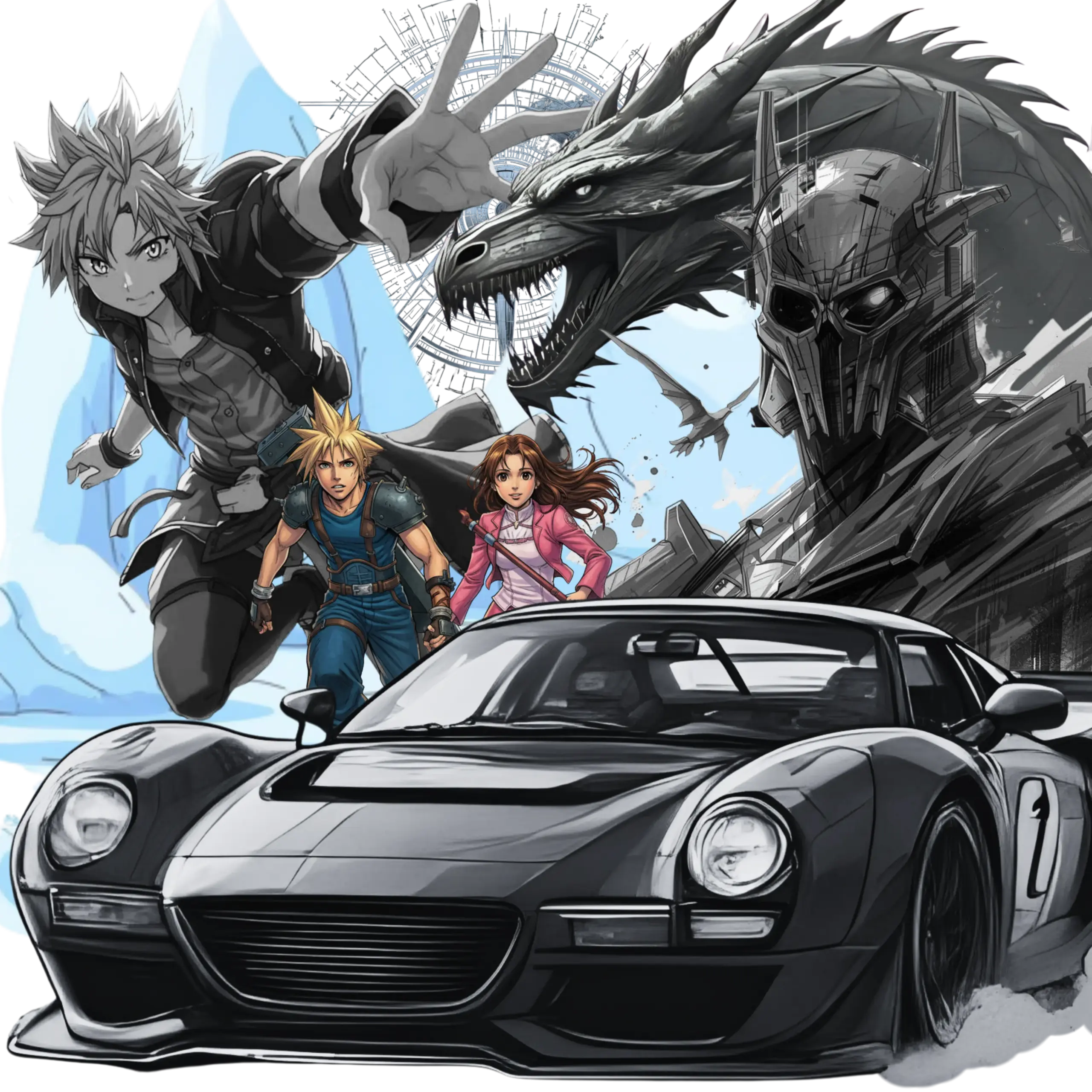 Final fantasy anime crossover đầy kịch tính