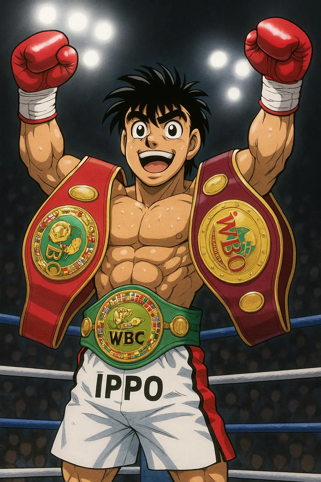 Ippo vô địch quyền vương anime nghệ thuật fanart tuyệt hảo