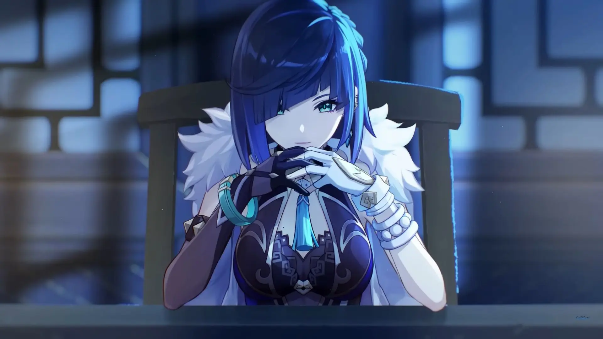 Kamisato ayaka genshin impact anime nghệ thuật đẹp
