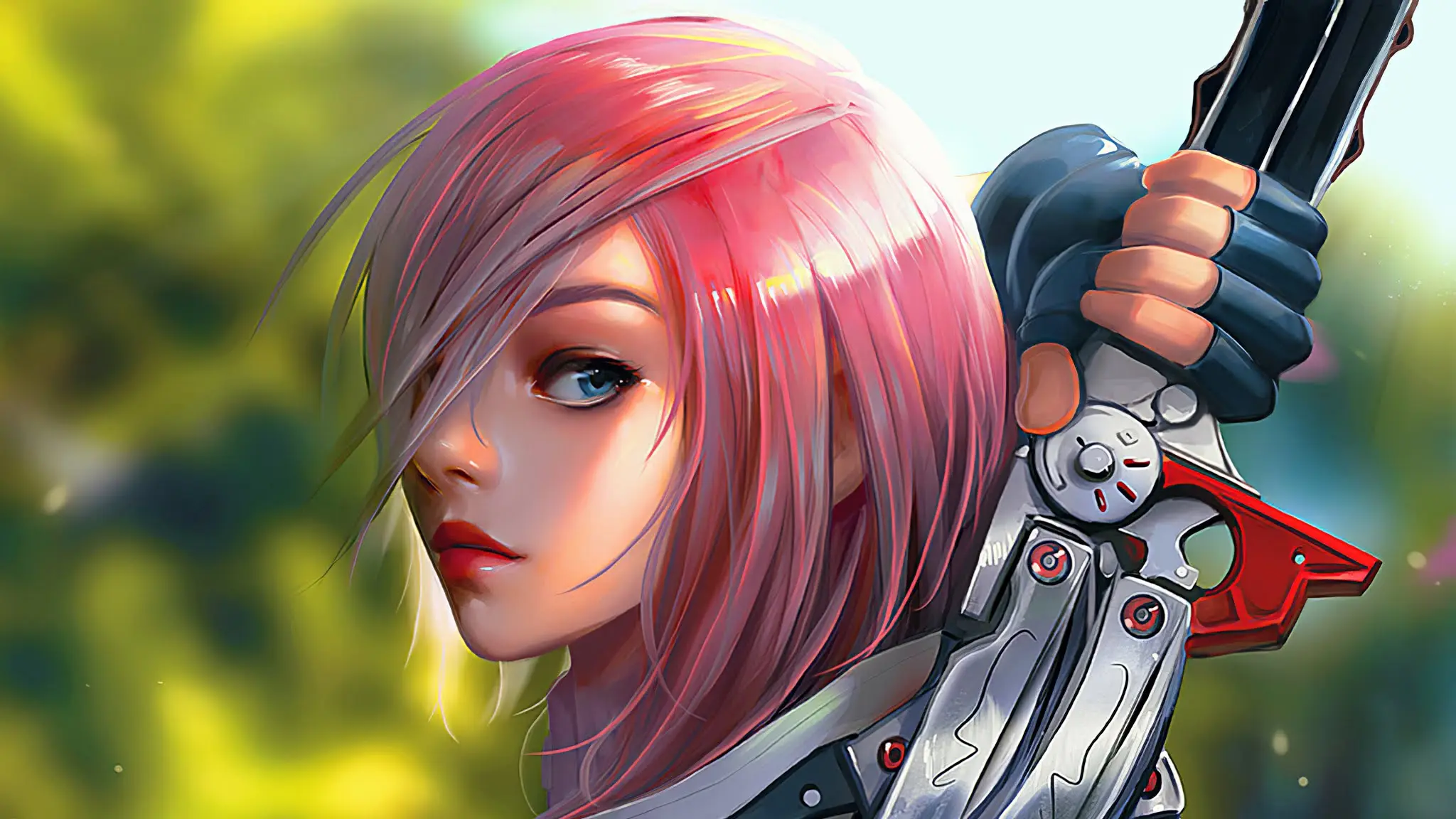 Lightning final fantasy xiii fanart anime style