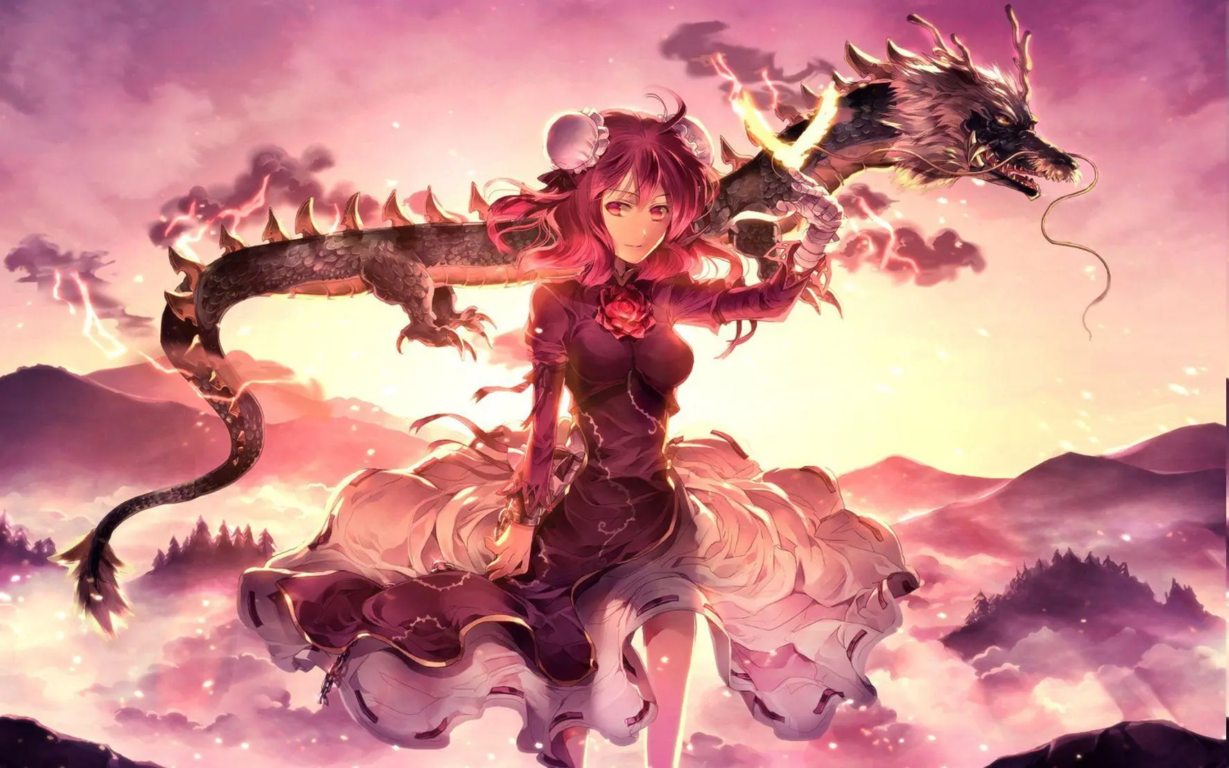 Nữ chiến binh cùng rồng thiêng anime kiêu hãnh