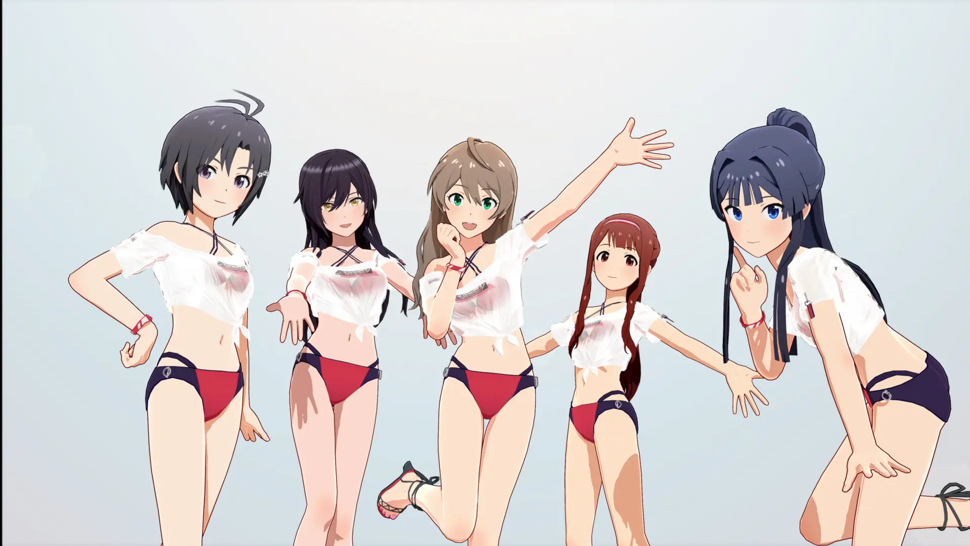 Nữ nhân vật anime diện đồ bơi mát mẻ