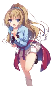 Nữ sinh đồng phục dễ thương phong cách anime kawaii