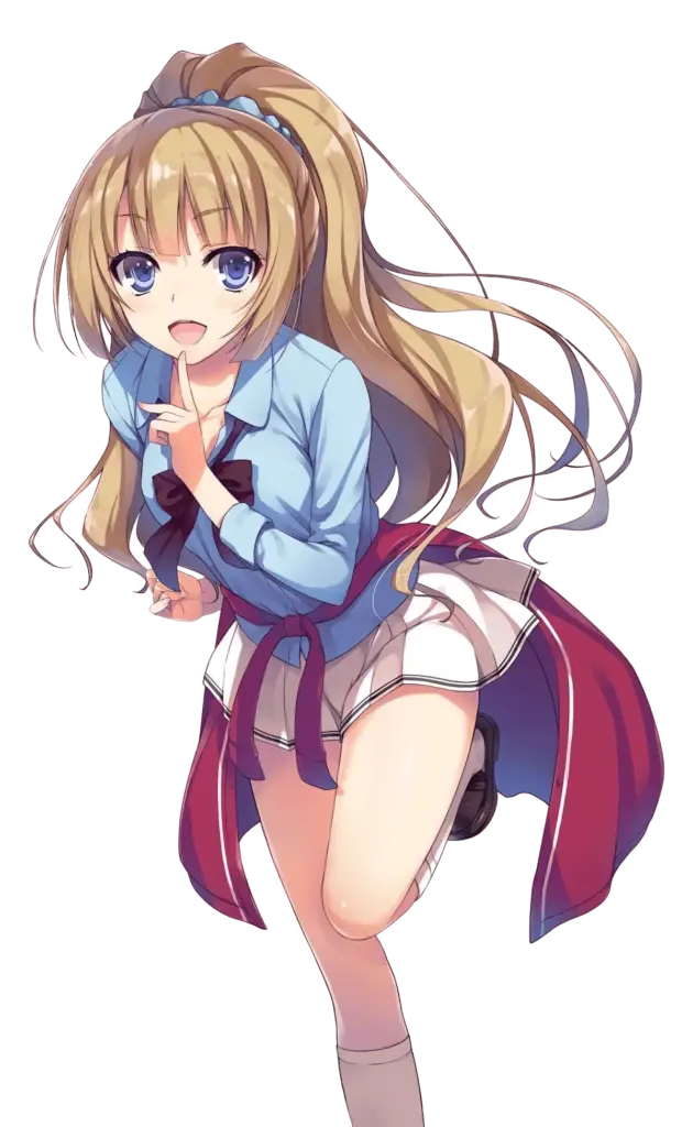 Nữ sinh đồng phục dễ thương phong cách anime kawaii