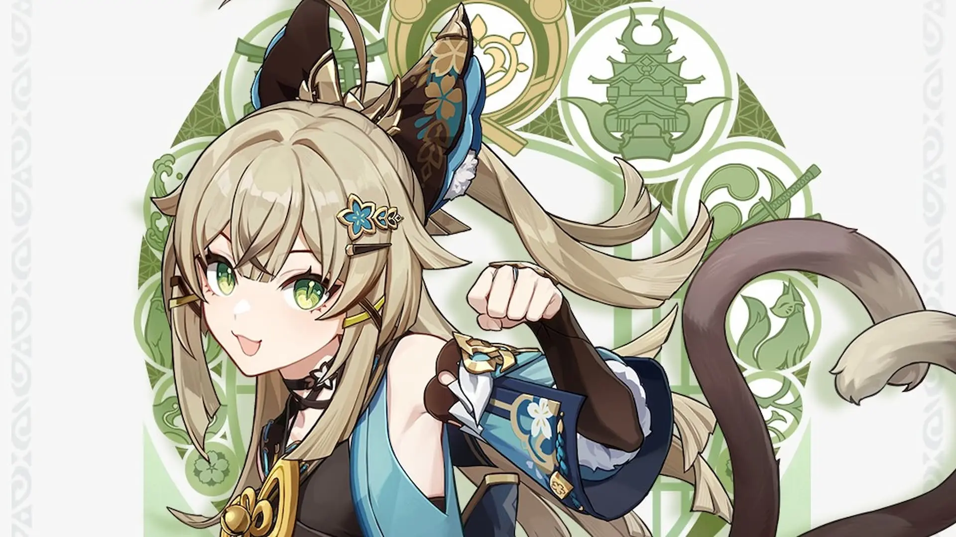 Yae miko phong cách anime genshin impact đáng yêu